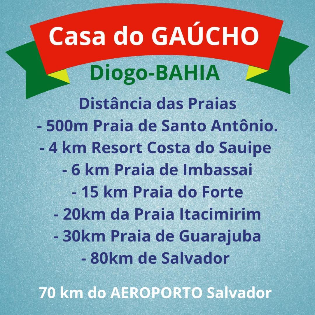Casa Praia Gaucho Santo Antonio Diogo Mata de Sao Joao Cameră foto